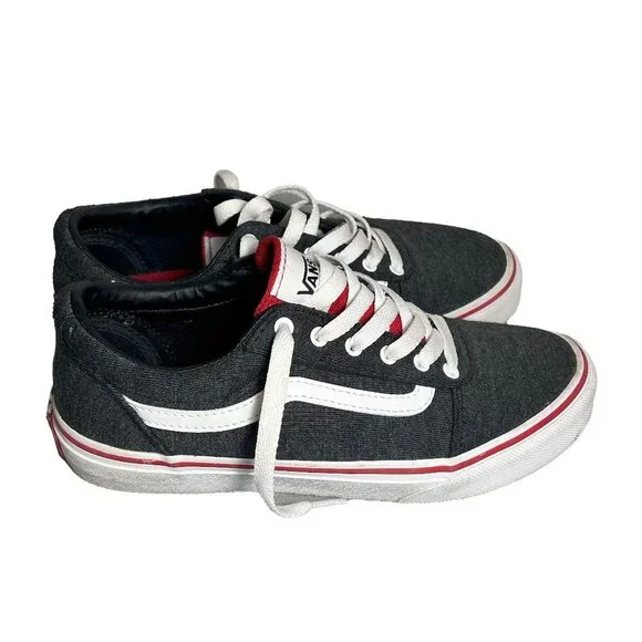 Vans Era Check Block Charcoal Grey Unisex Size Youth 4 - Picture 4 of 7